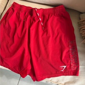 Gymshark Bold Red Workout Shorts